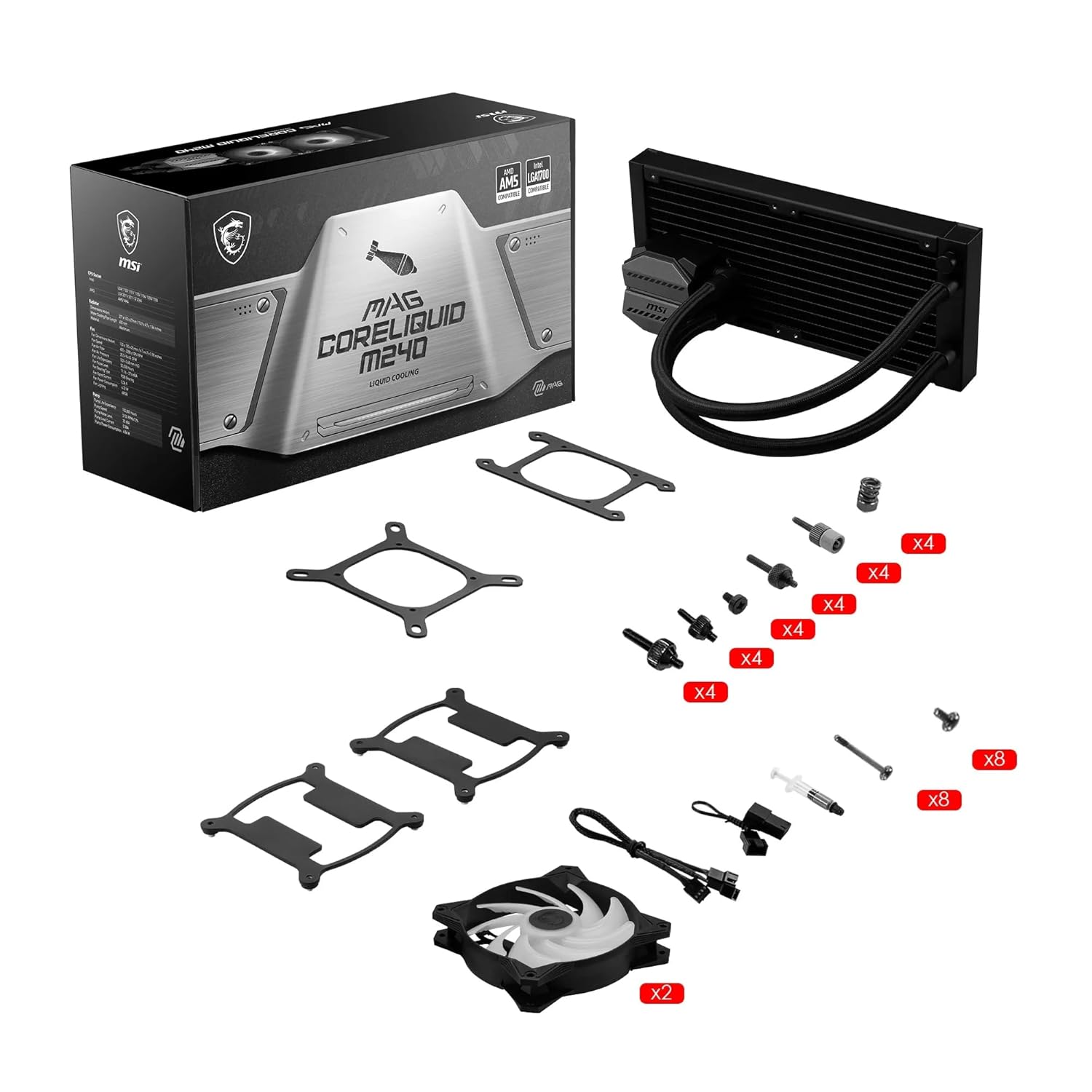 Fan Cooler Liquido Msi M420 - Imagen 4