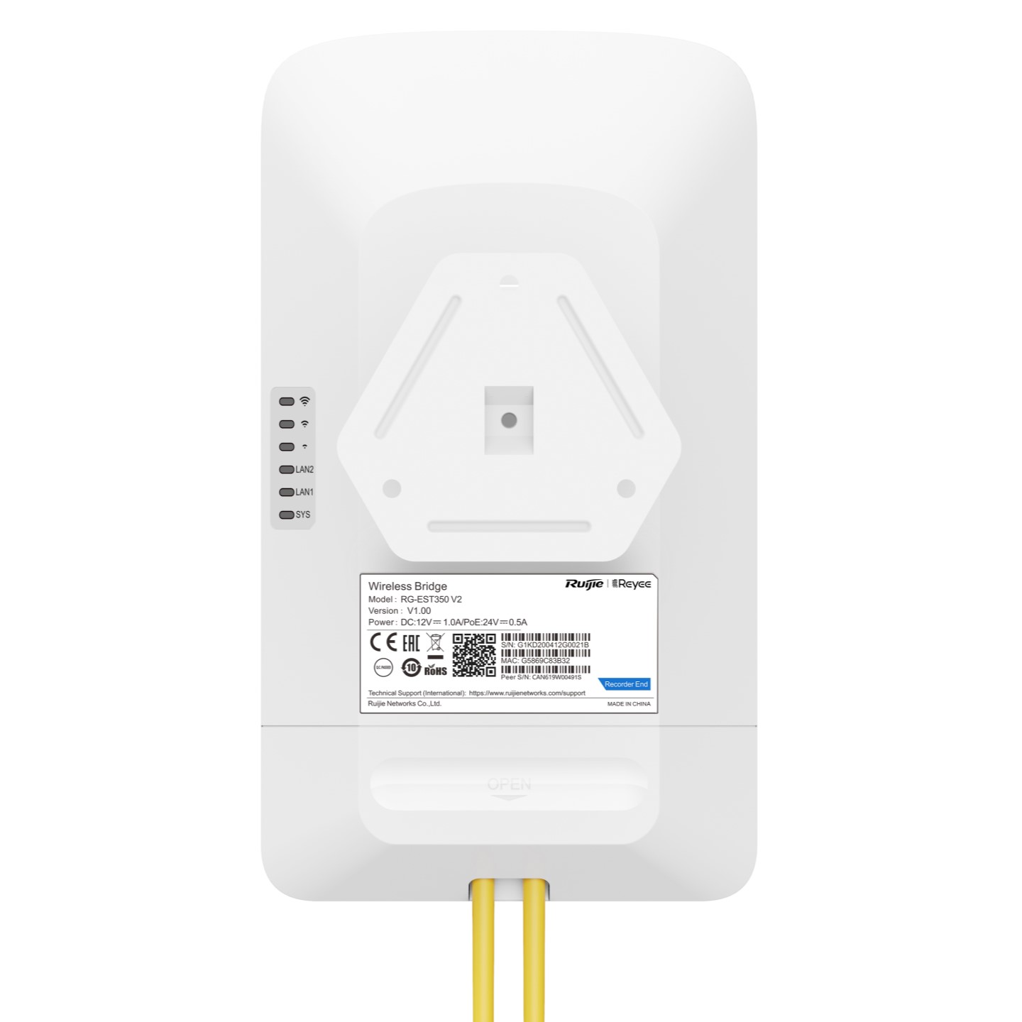 Kit Reyee Punto/punto 5ghz 5km Wave2 - Imagen 2