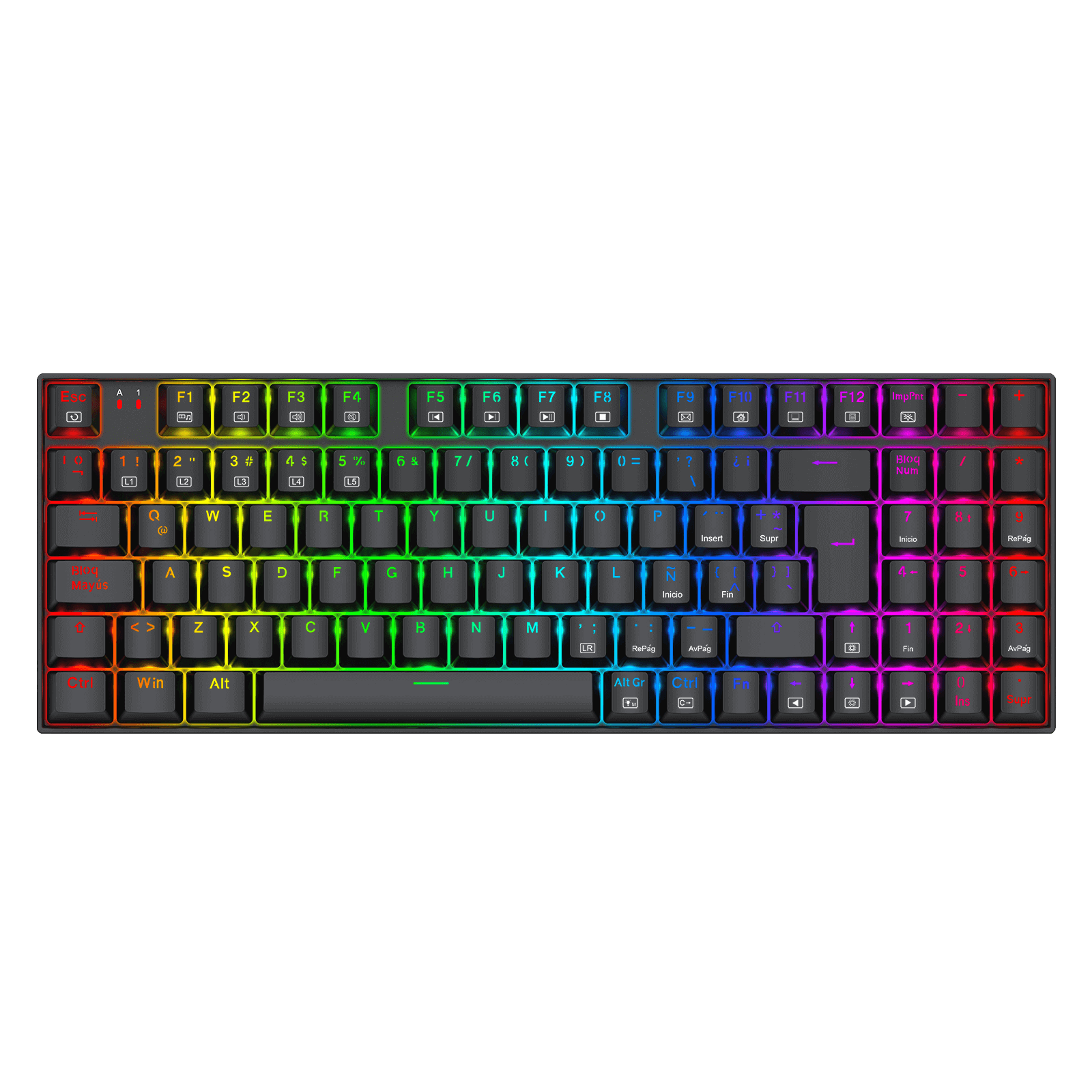 Teclado Redragon Ziggs K669-rgb