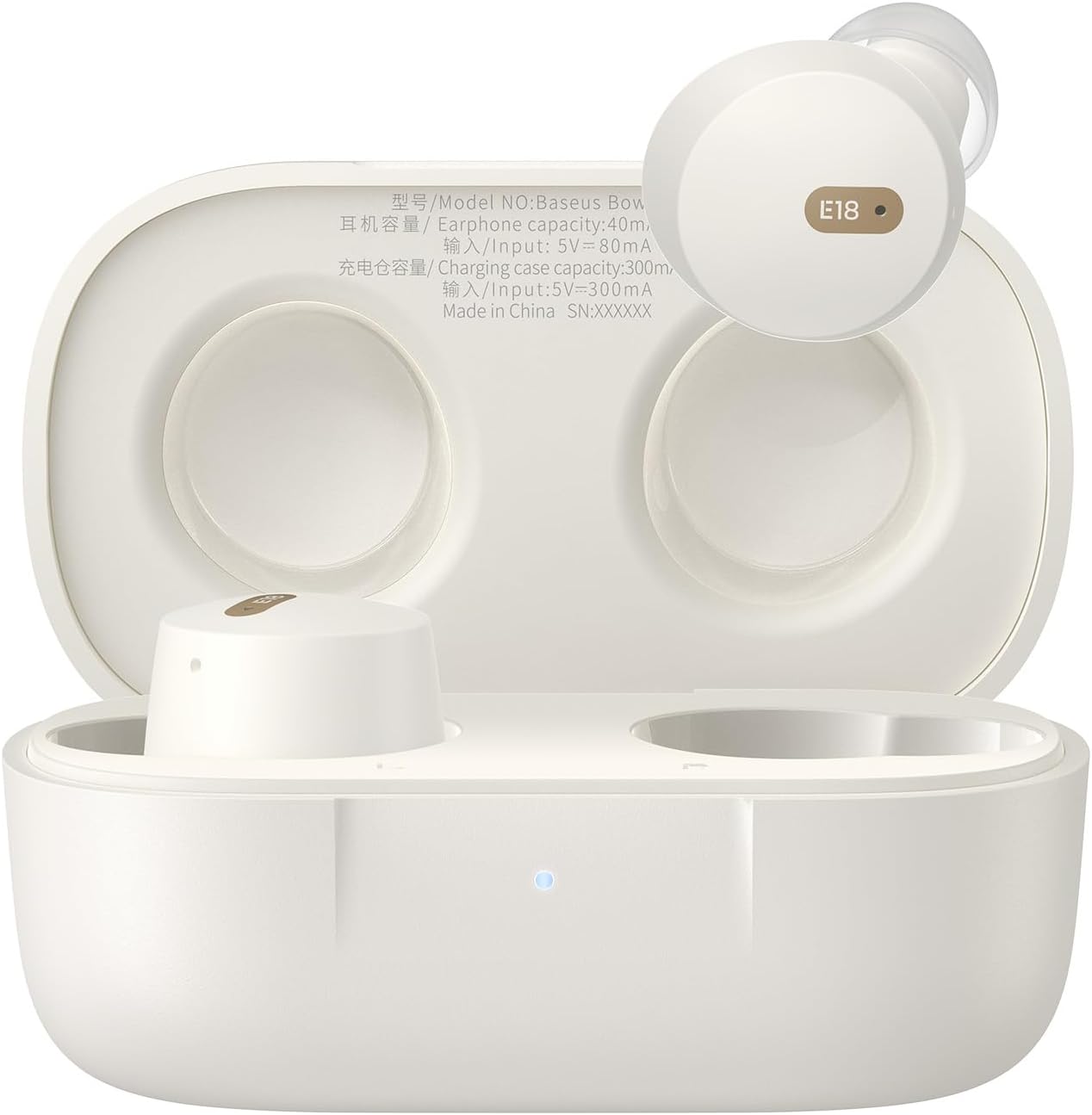 Audifono Baseus Ear Buds White E18