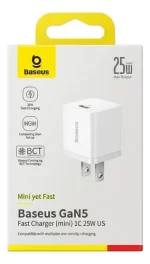 Cargador   Baseus Gan5 25w