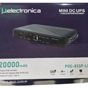 Mini Ups Uelectronica 20000mah 24/48v