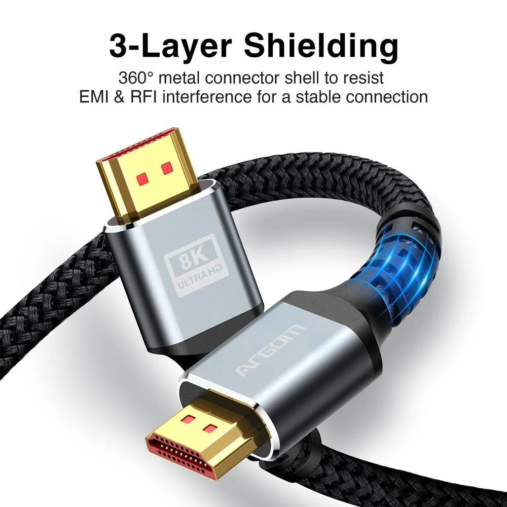 Cable Argom Hdmi-hdmi Premium 8k 3mt - Imagen 2