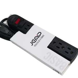 Regleta Jemip 6 Tomas 1000va 110v Black