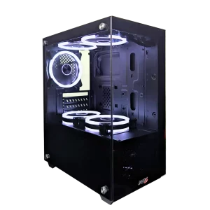 Case Jemip Predator Matx Black 2xusb