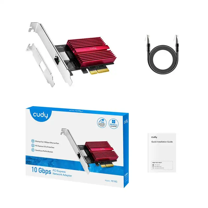 Tarjeta De Red Cudy Pe10g Pci Express - Imagen 2