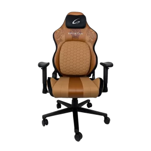 Silla Spartan Marron/beige Reposa Brazo