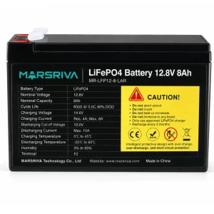 Bateria Marsriva Litio 12.8v 8ah