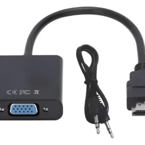 Adaptador Hdmi A Vga Con Cable 3.5mm